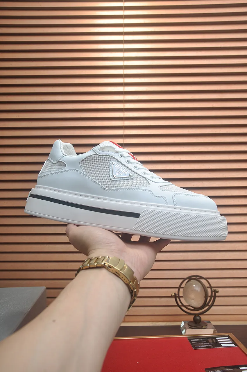 Men's shoes 💰580💶【PRADA】Top original, new season, high quality original goods, top imported calfskin with original imported glue, imported cowhide inside with original cowhide feet, original outsole! Quality guaranteed! Code 38-45 (45 customized)